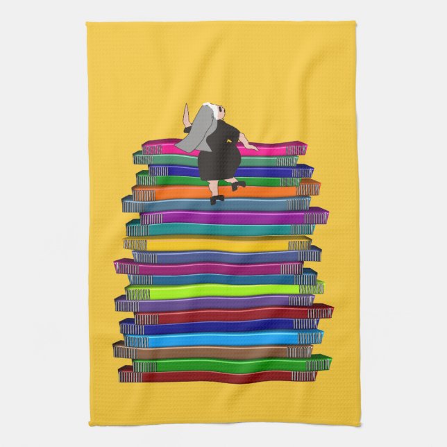 Catholic Nun Kitchen Towel (Vertical)