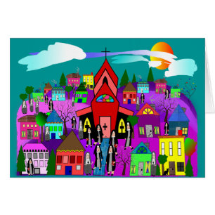 Catholic Nuns Art "Heading to Church"