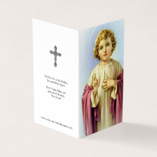 Catholic Prayer Cards | Infant of Prague 1