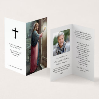 Catholic Prayer Cards | Jesus Knocking