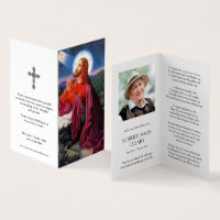 Catholic Prayer Cards | Jesus Praying
