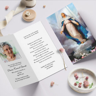 Catholic Prayer Cards   Our Lady of Grace