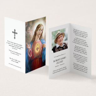 Catholic Prayer Cards Sacred Heart