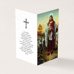 Catholic Prayer Cards The Good Shepherd