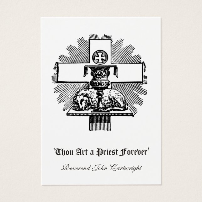 CATHOLIC PRIEST ANNIVERSARY ORDINATION HOLY CARDS (Front)