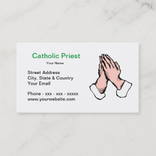 Catholic Priest Busness Card
