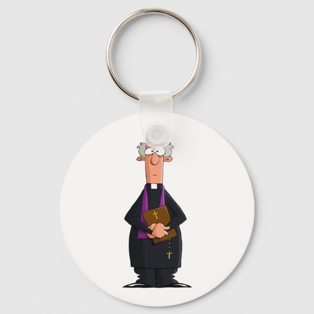 Catholic Priest Key Ring (Front)