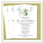 Catholic  Priest Ordination Anniversary Invitation<br><div class="desc">Featuring  a beautiful traditional Catholic Priest Ordination and/or Anniversary Celebration invitation with the gold chalice and eucharist accented with the holy rosary and eucalyptus flowers. All text and fonts can be modified.</div>