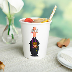 Catholic Priest Paper Cups