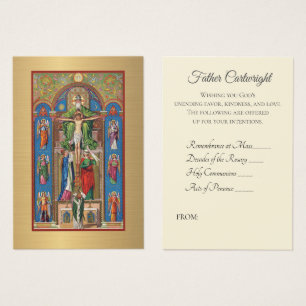 Catholic Priest Spiritual Bouquet Holy Cards