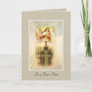 Catholic Priest Words of Encouragement Card