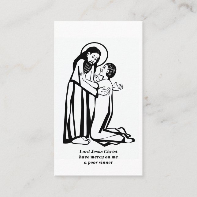 Catholic Reconciliation card (Front)