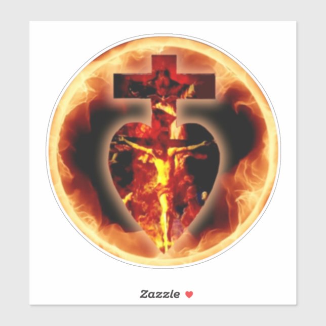 Catholic Religious Jesus Crucifix Holy Trinity (Sheet)