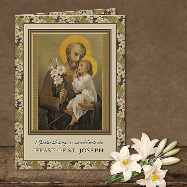 Catholic Religious St. Joseph Feast Prayer Card (Creator Uploaded)