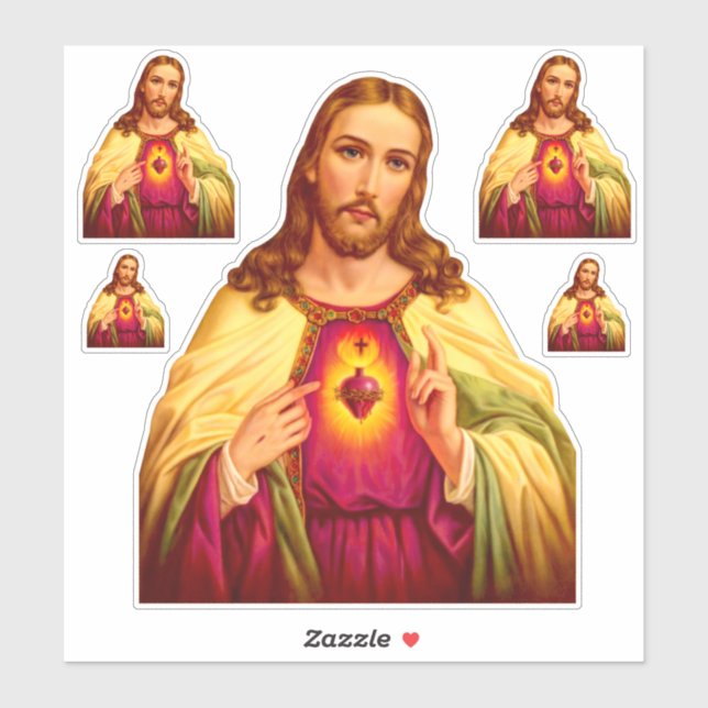 Catholic Sacred Heart Divine Mercy Merciful Jesus (Sheet)