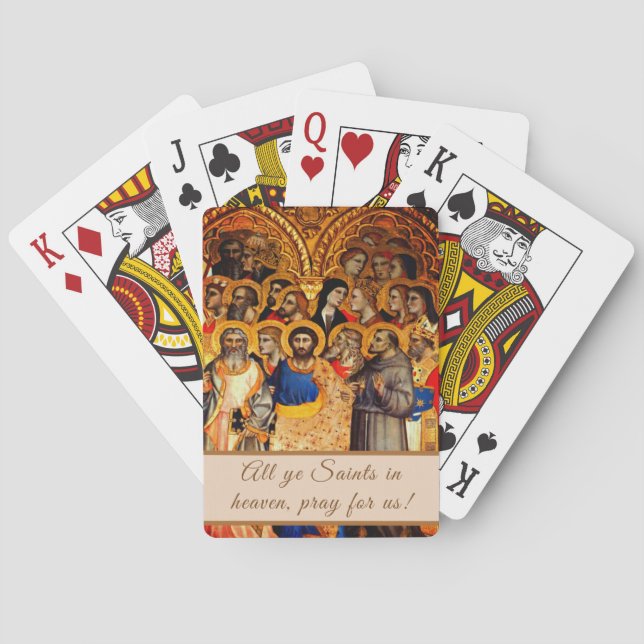 Catholic Saints Playing Cards (Back)