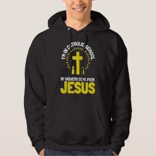 Catholic School Nun Church Mass And Christian Teac Hoodie
