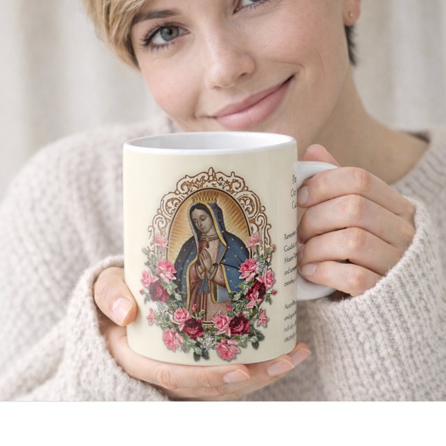 Catholic Spanish Guadalupe Religious Virgin Mary  Coffee Mug (Creator Uploaded)
