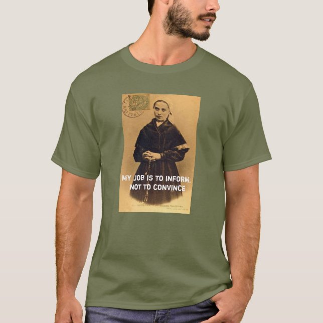 Catholic, St. Bernadette T-Shirt (Front)