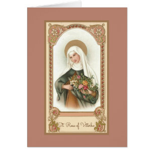 Catholic St. Rose of Viterbo Religious Vintage