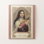 Catholic St. Therese the Little Flower of Jesus Jigsaw Puzzle<br><div class="desc">Personalise our beautiful St. Therese the Little Flower of Jesus jigsaw puzzle for any special occasion!</div>