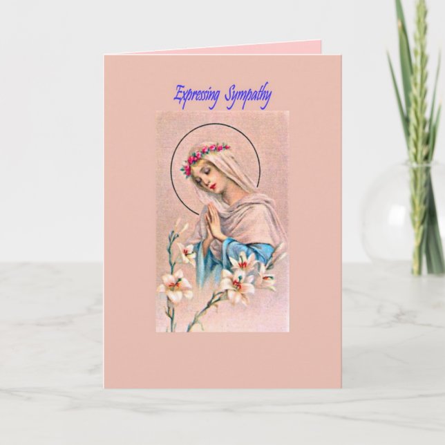 Catholic sympathy card (Front)