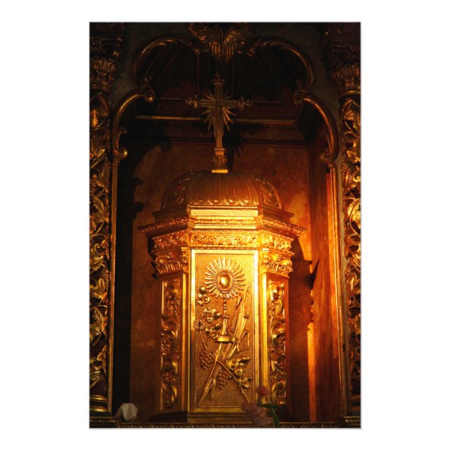 Catholic tabernacle photo print (Front)