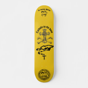 Catholic to the bone - Skateboard, 7¾" Deck Skateboard