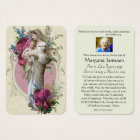 Catholic Virgin Mary Funeral Prayer Memorial Card