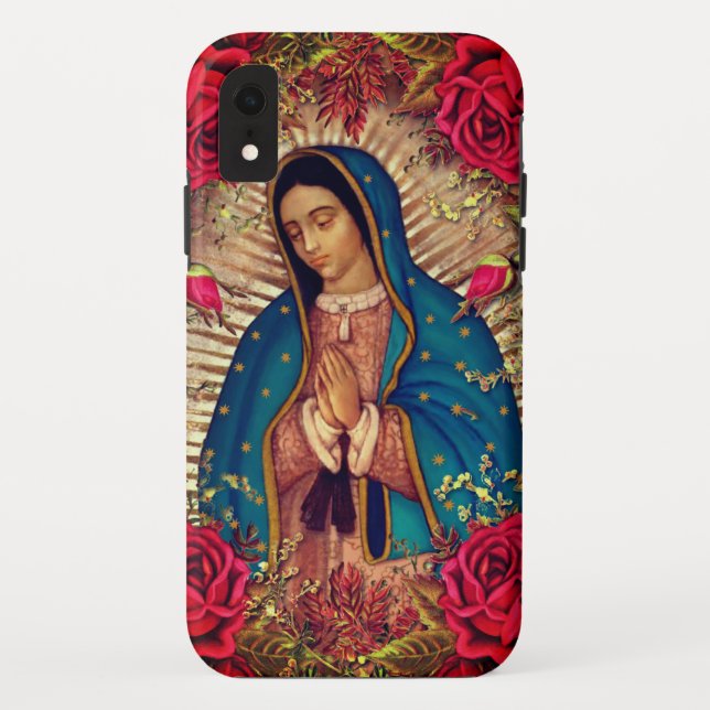 Catholic Virgin Mary Guadalupe Catholic Religious Case-Mate iPhone Case (Back)