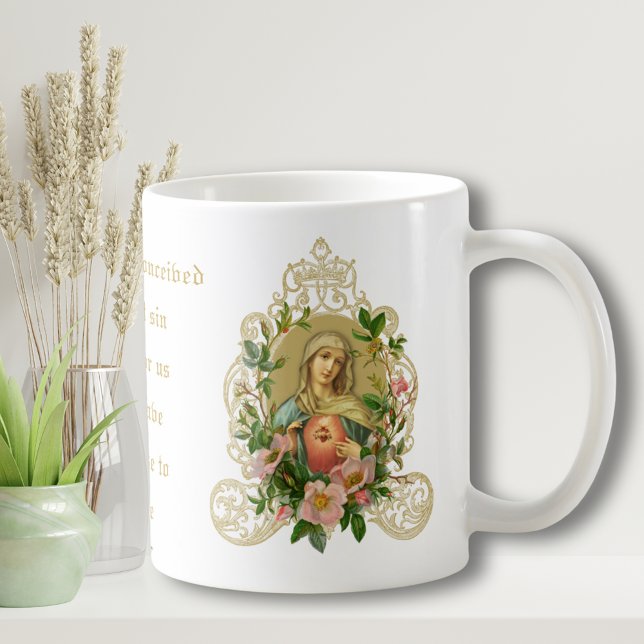 Catholic Virgin Mary Jesus Prayer Religious Two-To Coffee Mug (Creator Uploaded)