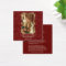 Catholic Wedding Favour Holy Card Damask Maroon