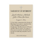 Catholic Wedding Favour Holy Family Holy Card