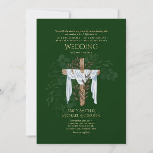 Catholic Wedding Invitations Christian Elegant
