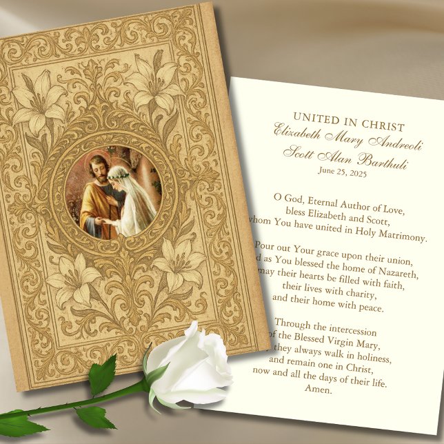 Catholic Wedding Prayer Betrothal Mary Joseph (Creator Uploaded)
