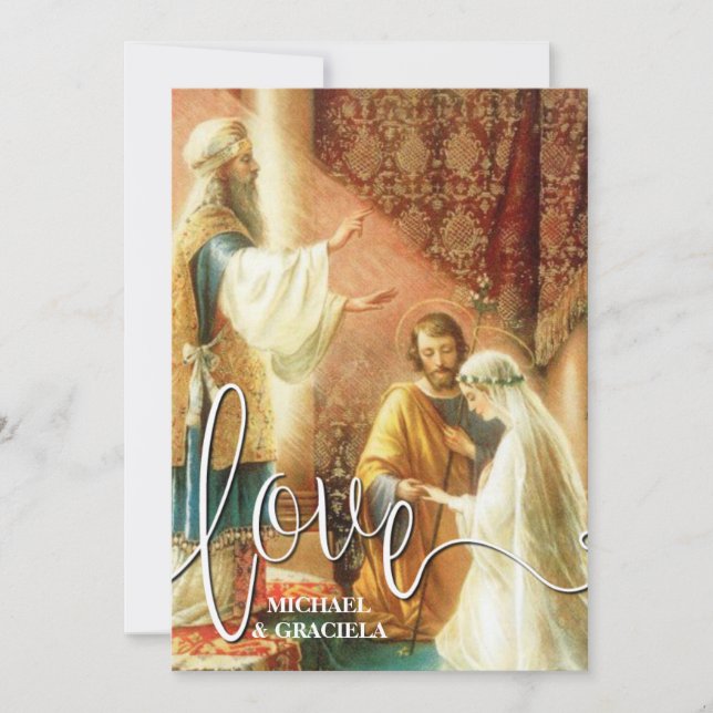 Catholic Wedding Prayer | Love Script Overlay (Front)