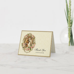 Catholic Wedding Virgin Mary St. Joseph Religious Thank You Card