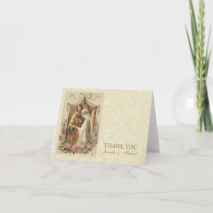 Catholic Wedding Virgin Mary St. Joseph Religious Thank You Card