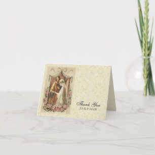 Catholic Wedding Virgin Mary St. Joseph Religious Thank You Card