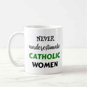 catholic women coffee mug