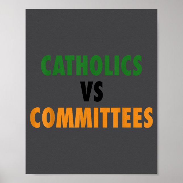 Catholics Vs Committees  Poster (Front)