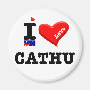 CATHU - I Love Magnet
