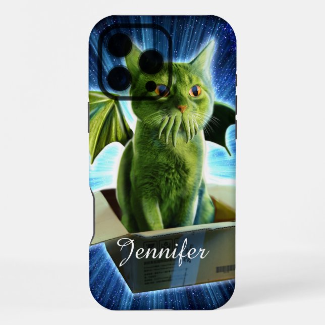 Cathulhu                                           iPhone case (Back)