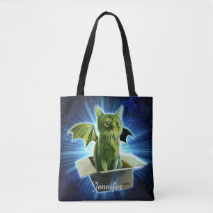 Cathulhu tote bag