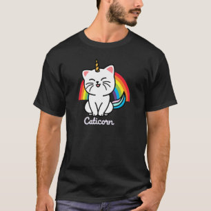 Caticorn Cat Unicorn Rainbow T-Shirt