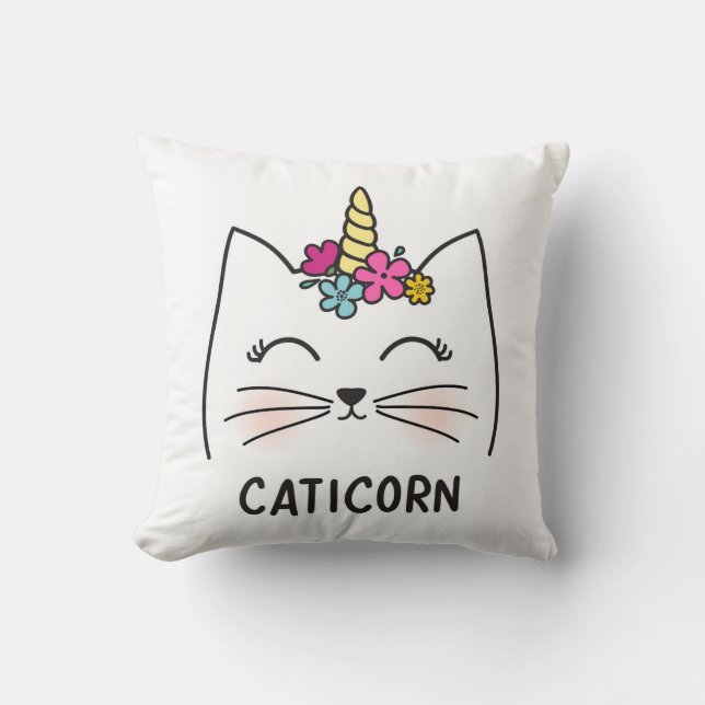 Caticorn Cushion (Front)