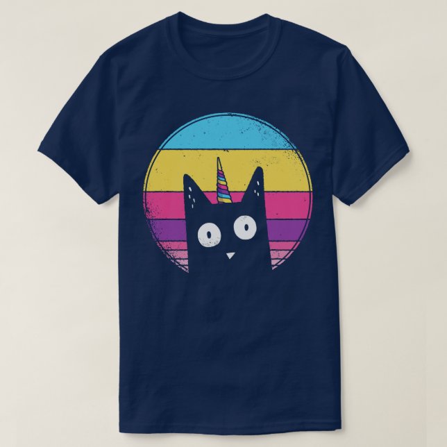 Caticorn Cute Funny Unicorn Cat Lover  T-Shirt (Design Front)