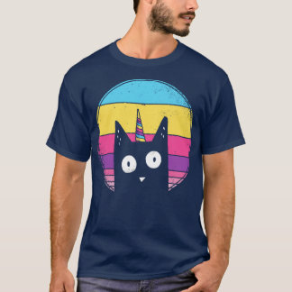 Caticorn Cute Funny Unicorn Cat Lover  T-Shirt
