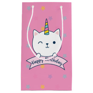 Caticorn | Gift Bag | Pink