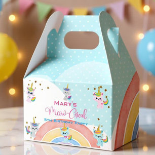 Caticorn Meow-Gical Birthday Favour Box